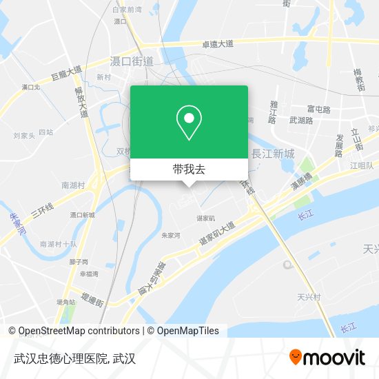 武汉忠德心理医院地图
