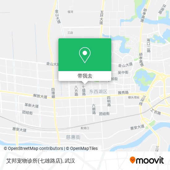 艾邦宠物诊所(七雄路店)地图