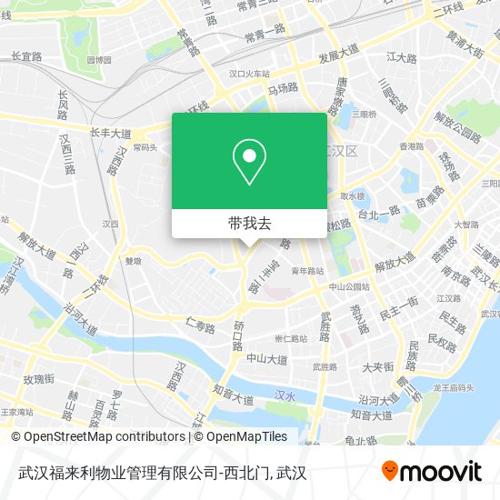 武汉福来利物业管理有限公司-西北门地图