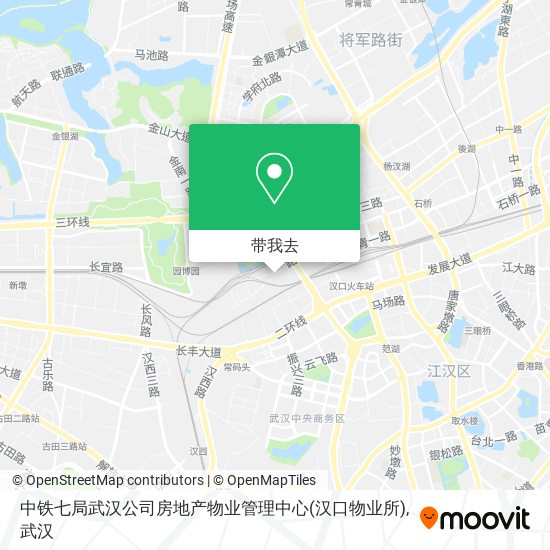 中铁七局武汉公司房地产物业管理中心(汉口物业所)地图