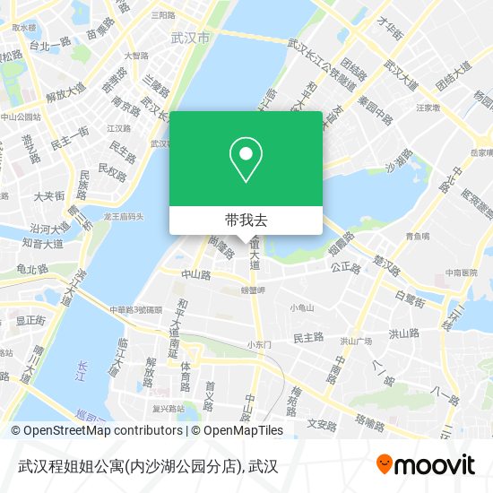 武汉程姐姐公寓(内沙湖公园分店)地图