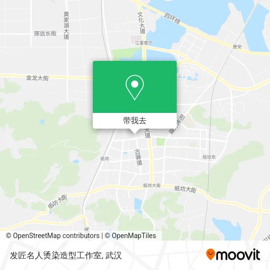 发匠名人烫染造型工作室地图