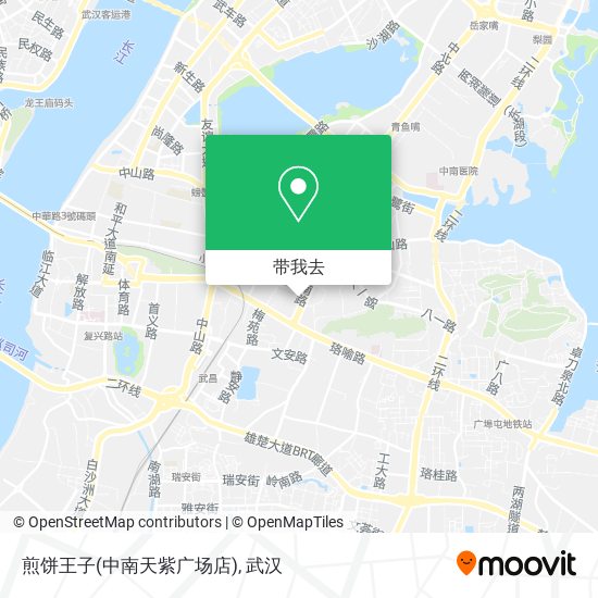 煎饼王子(中南天紫广场店)地图