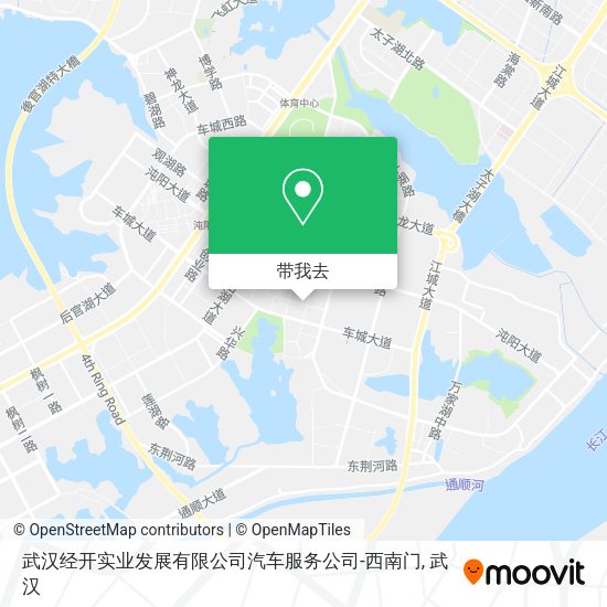 武汉经开实业发展有限公司汽车服务公司-西南门地图