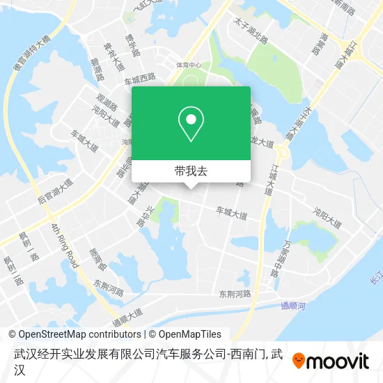 武汉经开实业发展有限公司汽车服务公司-西南门地图