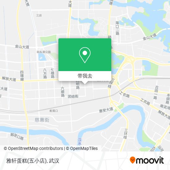 雅轩蛋糕(五小店)地图