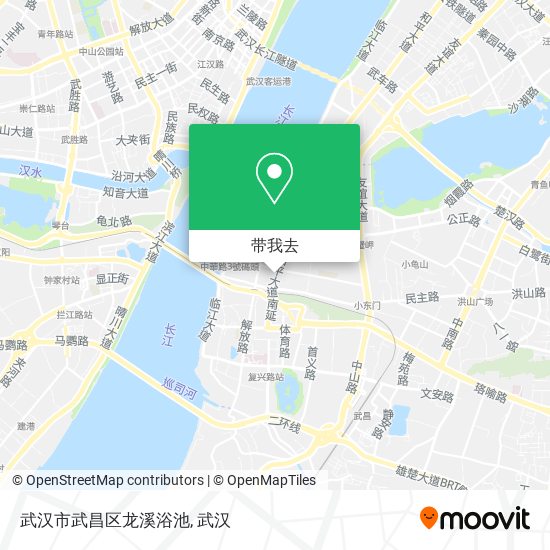 武汉市武昌区龙溪浴池地图