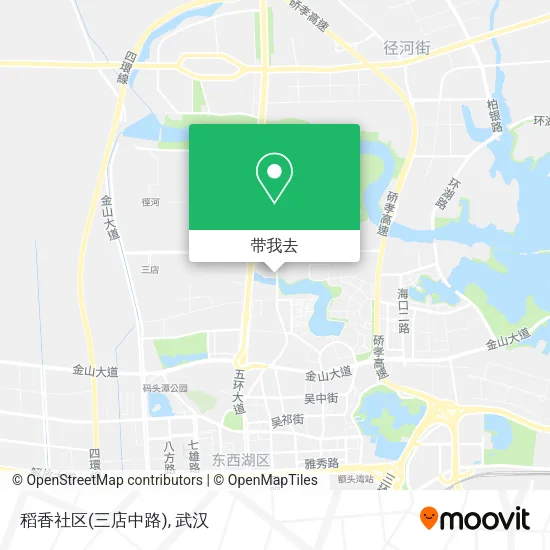 稻香社区(三店中路)地图