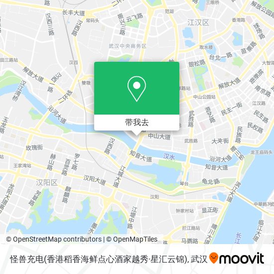 怪兽充电(香港稻香海鲜点心酒家越秀·星汇云锦)地图