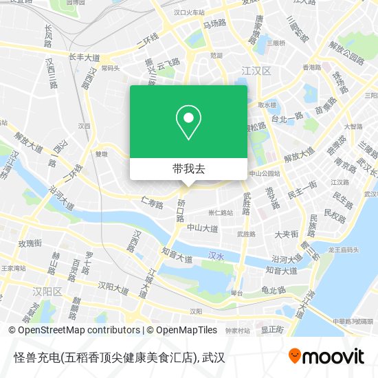 怪兽充电(五稻香顶尖健康美食汇店)地图