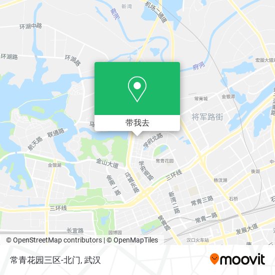 常青花园三区-北门地图