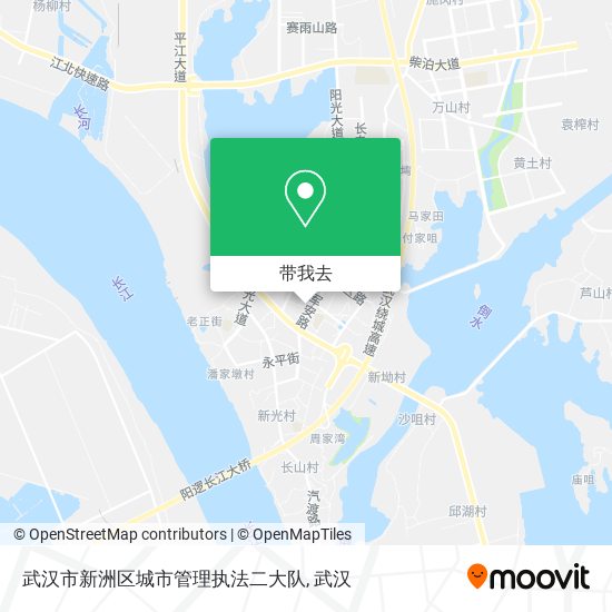 武汉市新洲区城市管理执法二大队地图