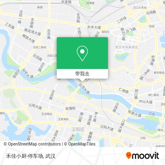 禾佳小厨-停车场地图
