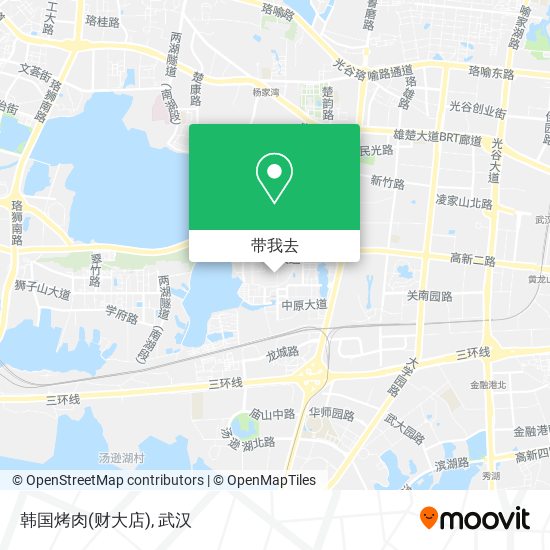 韩国烤肉(财大店)地图