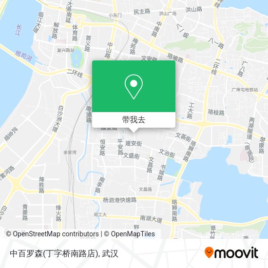 中百罗森(丁字桥南路店)地图