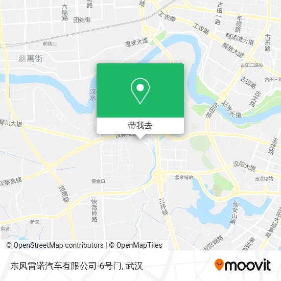 东风雷诺汽车有限公司-6号门地图