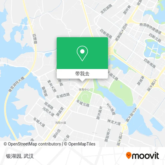 银湖园地图