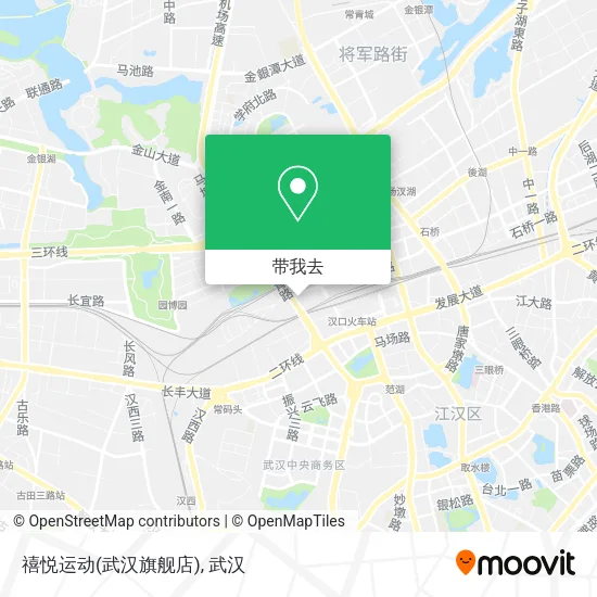 禧悦运动(武汉旗舰店)地图