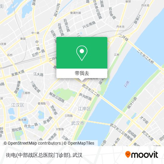 街电(中部战区总医院门诊部)地图