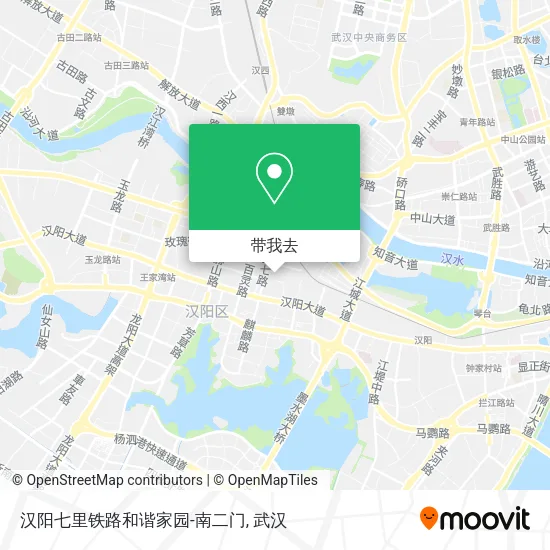 汉阳七里铁路和谐家园-南二门地图