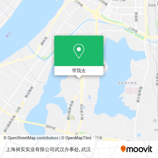 上海昶实实业有限公司武汉办事处地图