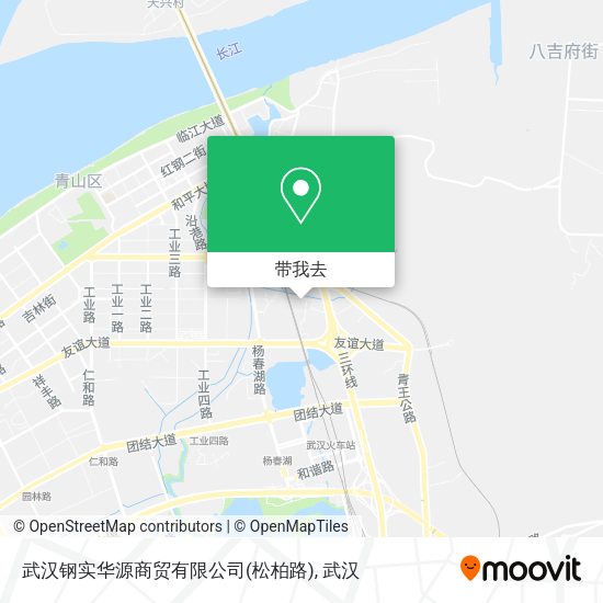 武汉钢实华源商贸有限公司(松柏路)地图