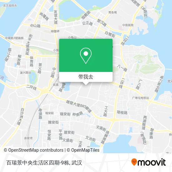 百瑞景中央生活区四期-9栋地图