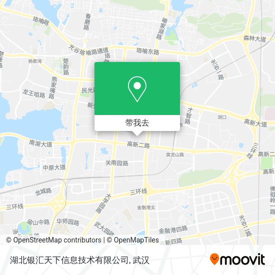 湖北银汇天下信息技术有限公司地图