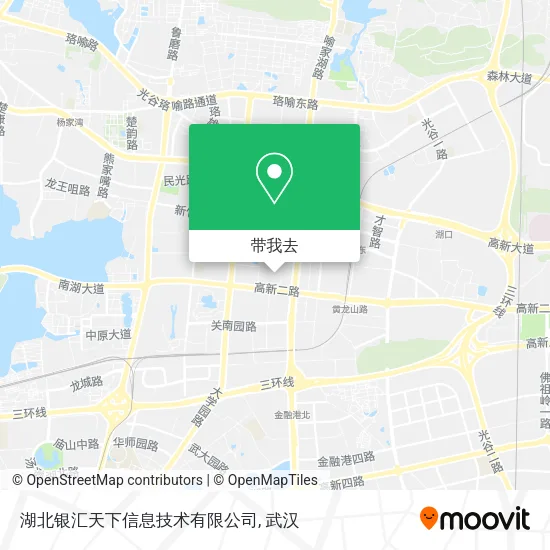湖北银汇天下信息技术有限公司地图