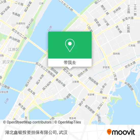 湖北鑫银投资担保有限公司地图