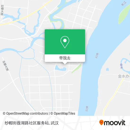 纱帽街薇湖路社区服务站地图