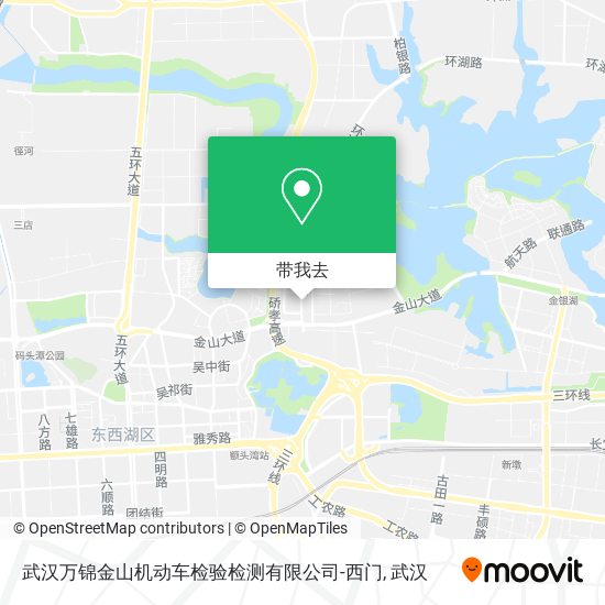 武汉万锦金山机动车检验检测有限公司-西门地图