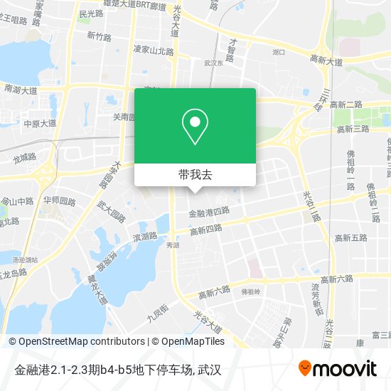 金融港2.1-2.3期b4-b5地下停车场地图