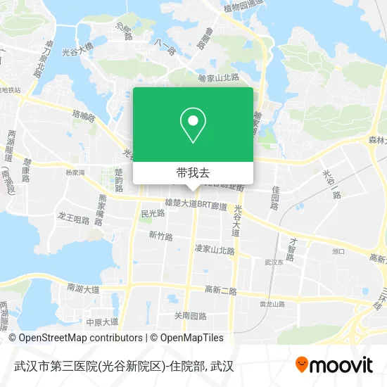 武汉市第三医院(光谷新院区)-住院部地图