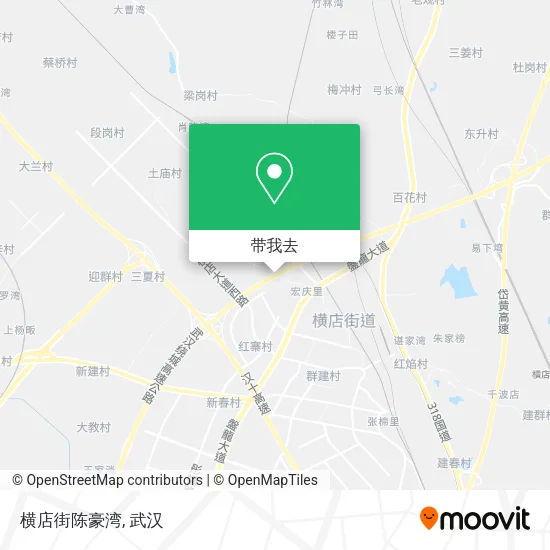 横店街陈豪湾地图