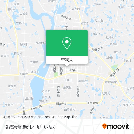 森鑫宾馆(衡州大街店)地图