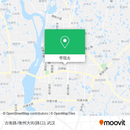 古衡路/衡州大街(路口)地图