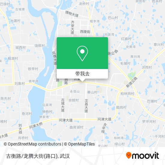 古衡路/龙腾大街(路口)地图