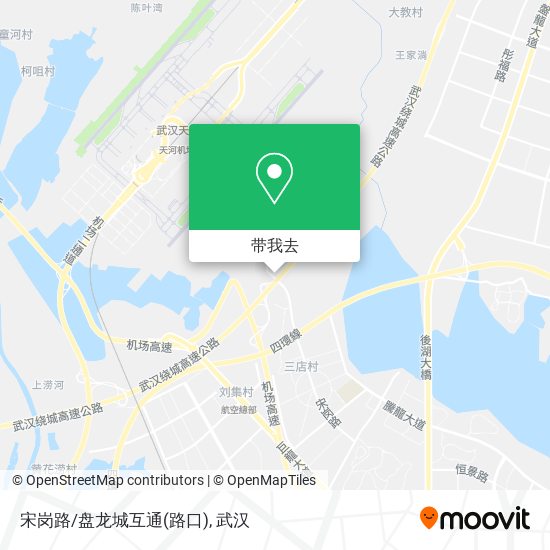 宋岗路/盘龙城互通(路口)地图