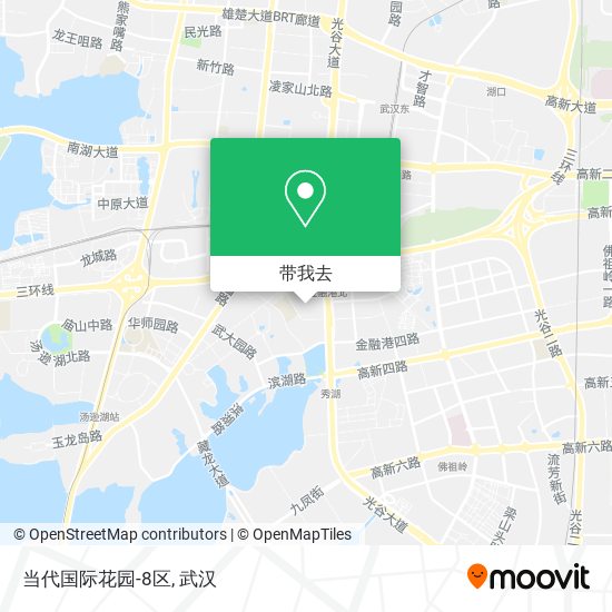 当代国际花园-8区地图
