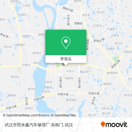 武汉市熙永鑫汽车修理厂-东南门地图