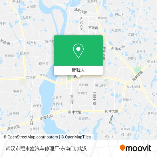 武汉市熙永鑫汽车修理厂-东南门地图