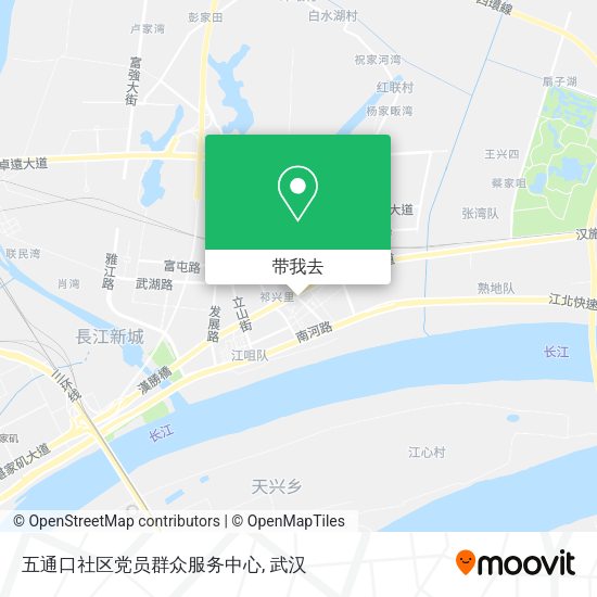 五通口社区党员群众服务中心地图
