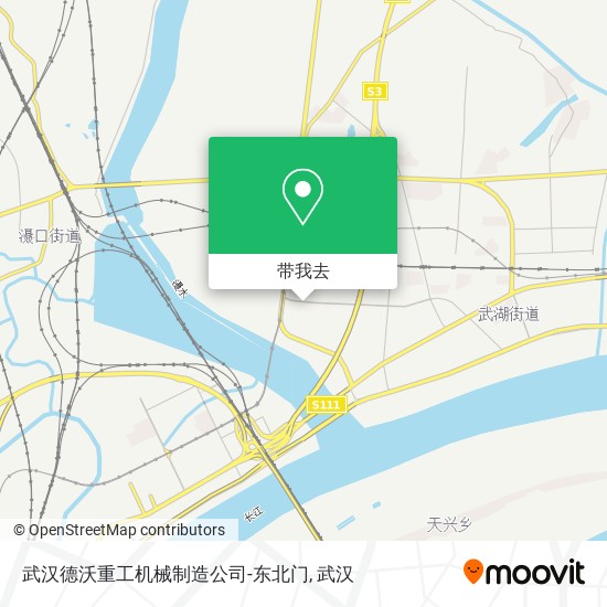 武汉德沃重工机械制造公司-东北门地图