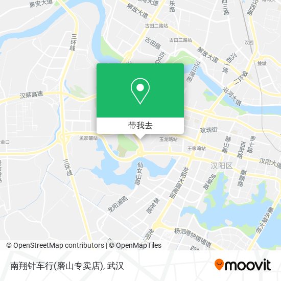 南翔针车行(磨山专卖店)地图