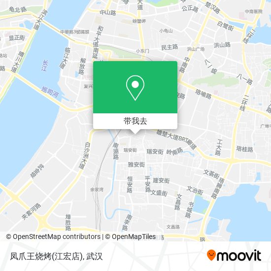 凤爪王烧烤(江宏店)地图