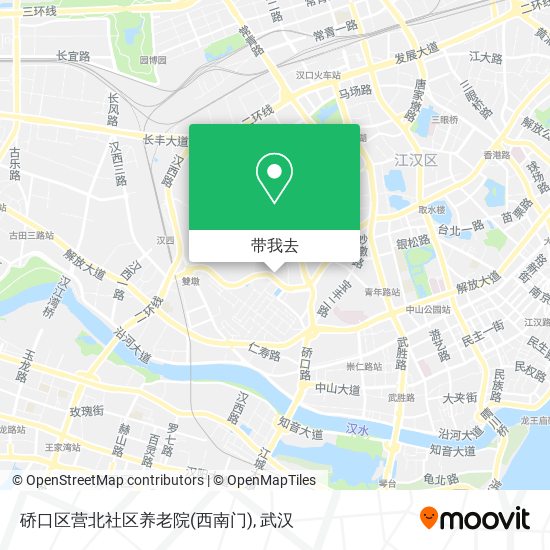 硚口区营北社区养老院(西南门)地图
