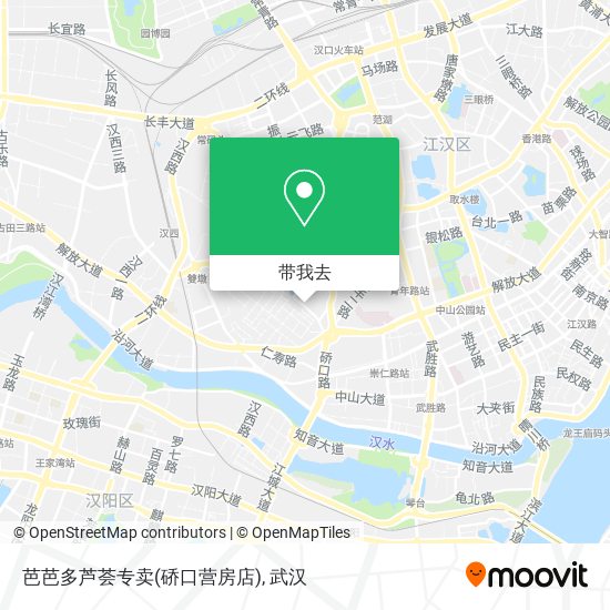 芭芭多芦荟专卖(硚口营房店)地图