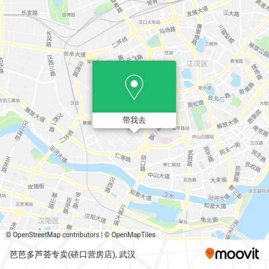 芭芭多芦荟专卖(硚口营房店)地图