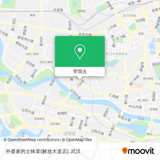外婆家的土钵菜(解放大道店)地图